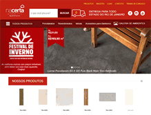 Tablet Screenshot of nacerta.com.br